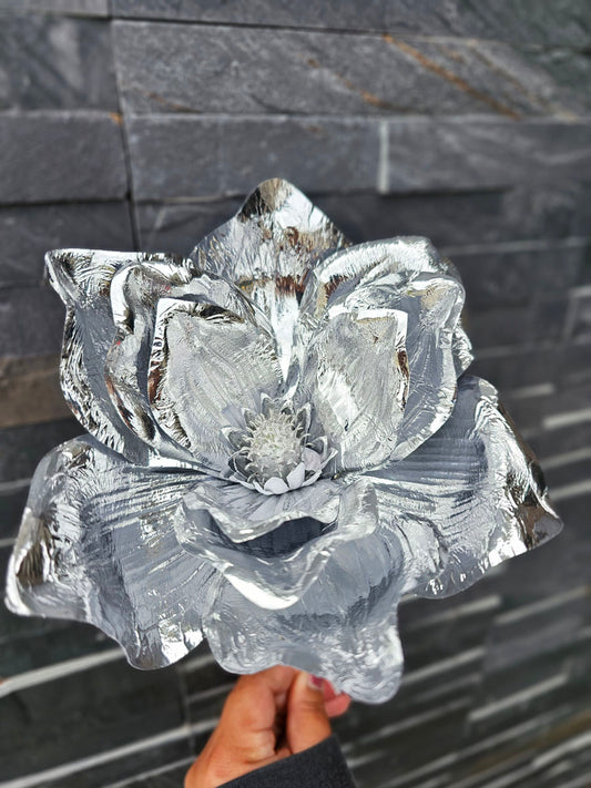 Metallic Magnolia Pick Silver Artificial
